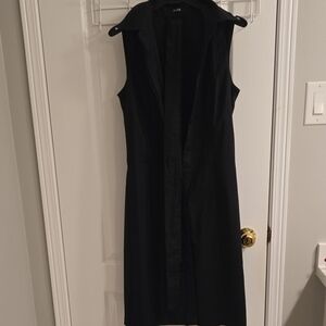 Jacob Classic Black Midi Dress with Collar